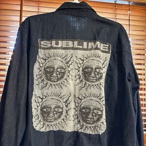 Hand made Sublime Graphic Denim Jacket